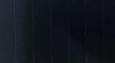 Navy dashed pinstripe airline crew suiting fabric