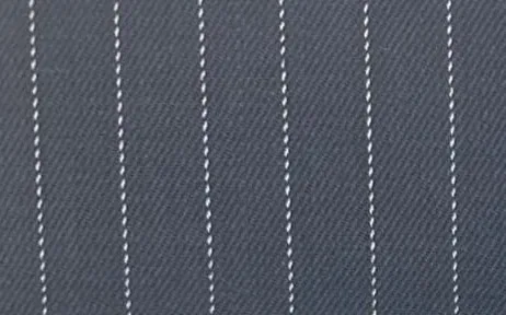 Charcoal grey pinstripe uniform fabric