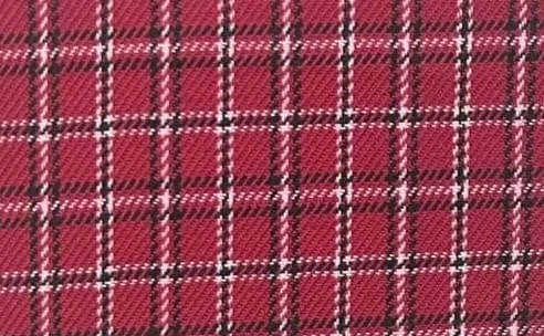 Maroon tattersall waistcoat fabric